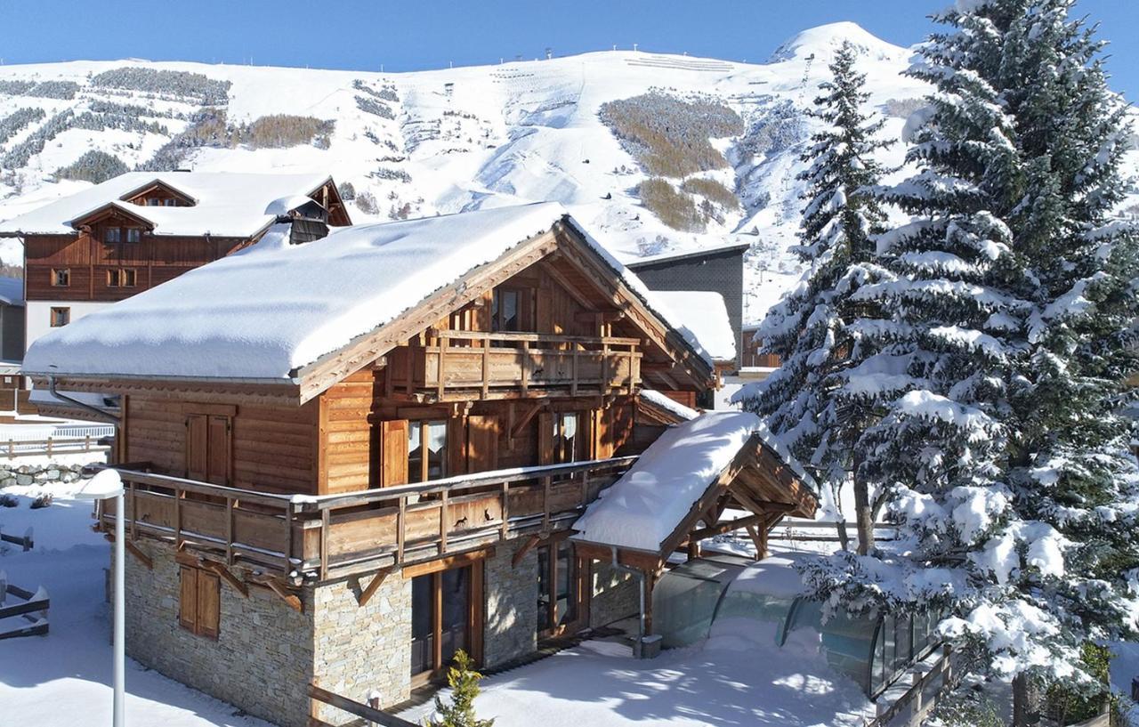 Odalys Chalet Le Renard Lodge Ле-дез-Альп Екстер'єр фото